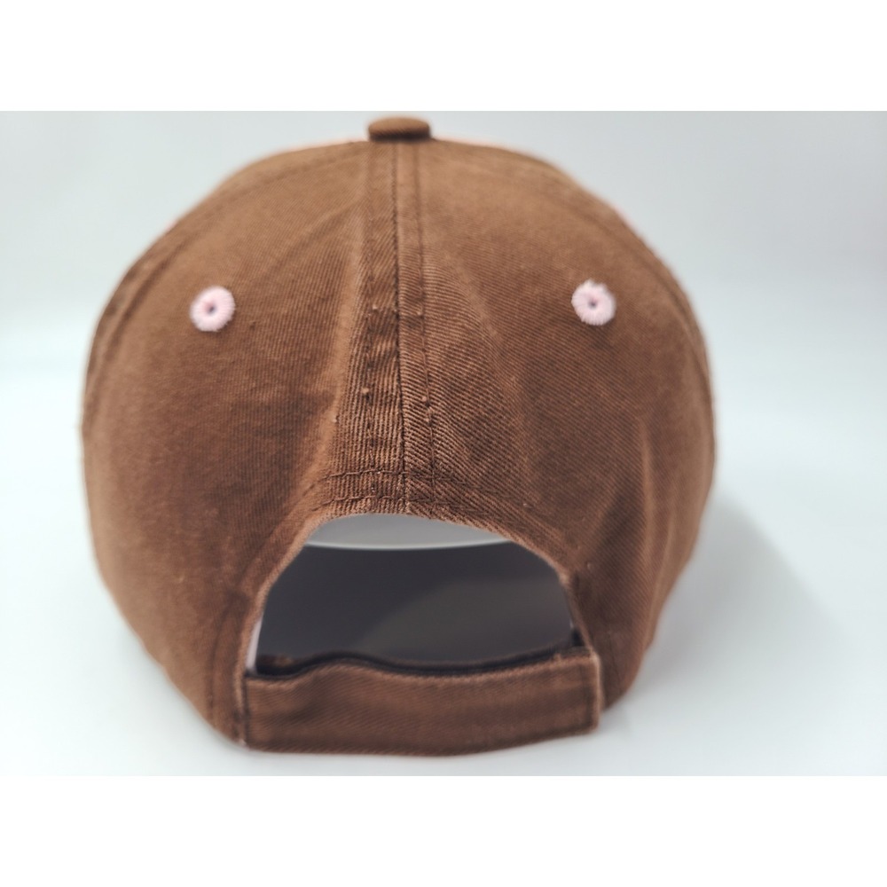 Women Bon Jovi Rose Adjustable Hat Cap Cotton Casual Rock Band Music Pink Brown - Picture 10 of 15